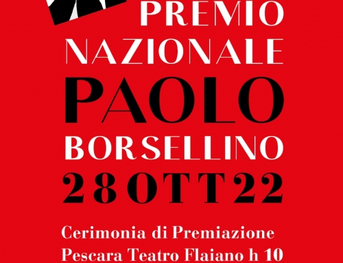Ho vinto la XXX edizione del Premio Nazionale “Paolo Borsellino”